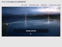 Tablet Screenshot of 1915canakkale.com